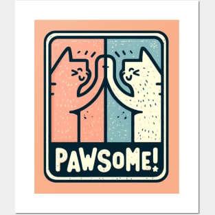 Having a Pawsome time! Posters and Art